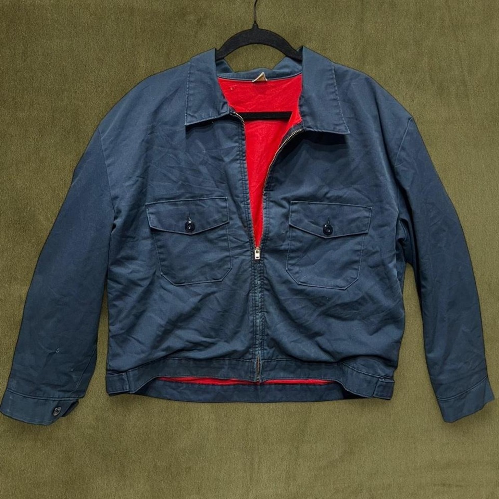 Vintage 1970s Red Kap Mechanic Jacket Workwear jacket- made in the USA - XL